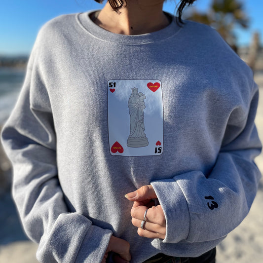 Sweat-Shirt 270G 50% Coton (Investing In Better Cotton)/ 50% Polyester Recyclé "BONNE MERE"