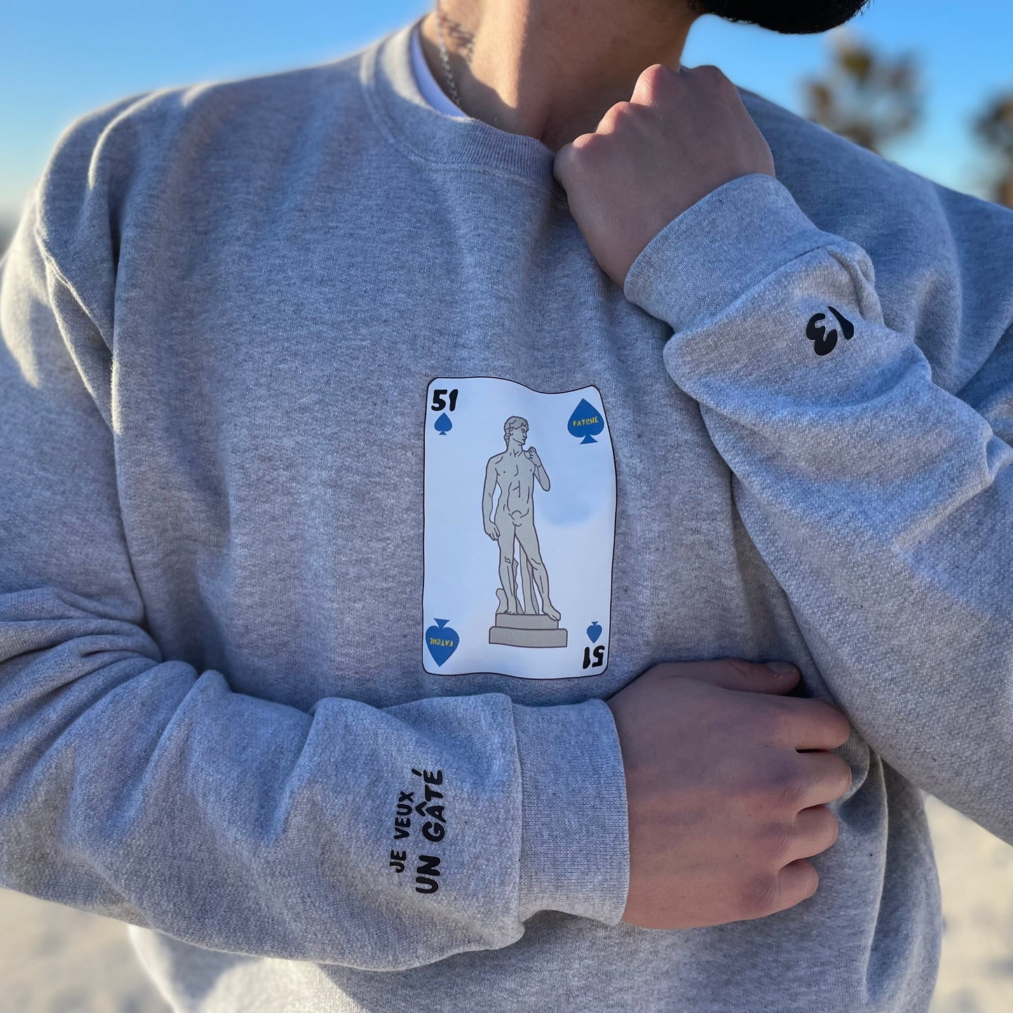 Sweat-Shirt 270G 50% Coton (Investing In Better Cotton)/ 50% Polyester Recyclé "DAVID"